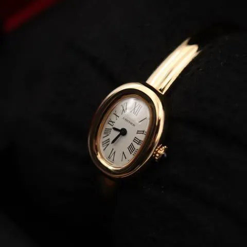 Cartier Baignoire WGBA0035 24.5mm Yellow gold Silver 3