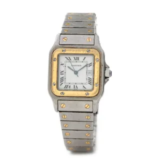 Cartier Santos 2961 Yellow gold and Stainless steel