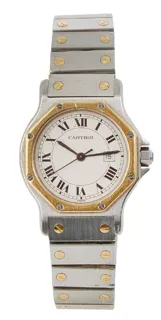 Cartier Santos Octagon 2966 Yellow gold and Stainless steel