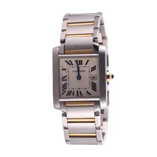 Cartier Tank Française 2465 Yellow gold and Stainless steel