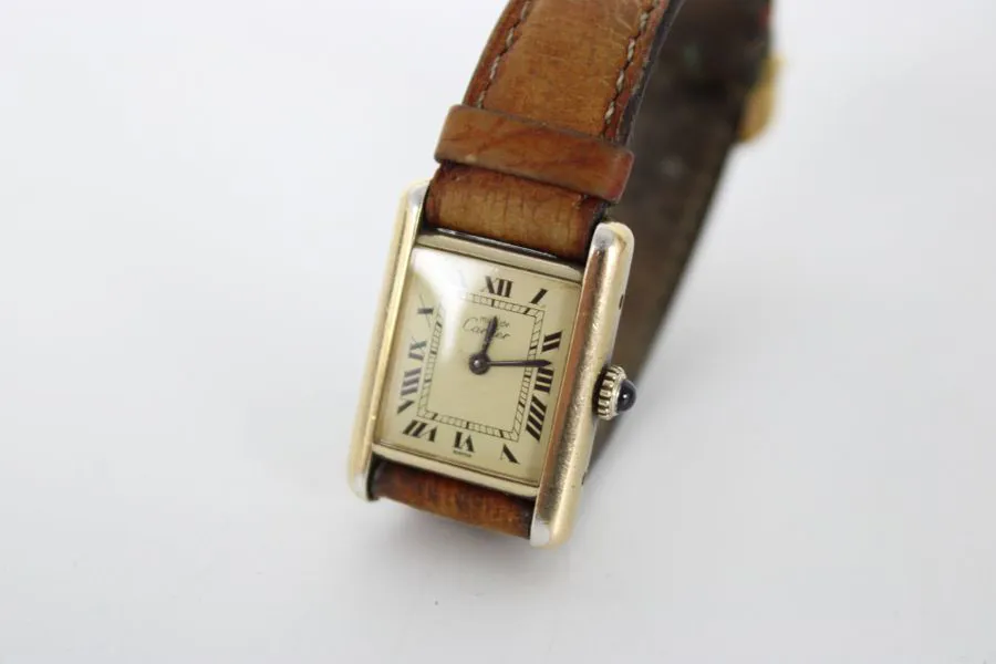 Cartier Tank Must 3 083108 22mm Vermeil 3