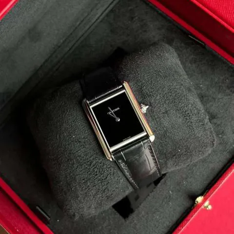 Cartier Tank WSTA0072 33.5mm Stainless steel Black 6