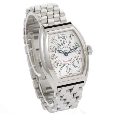 Franck Muller Conquistador 8005LQZ 33mm Stainless steel Silver 3