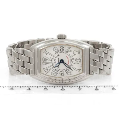 Franck Muller Conquistador 8005LQZ 33mm Stainless steel Silver 6