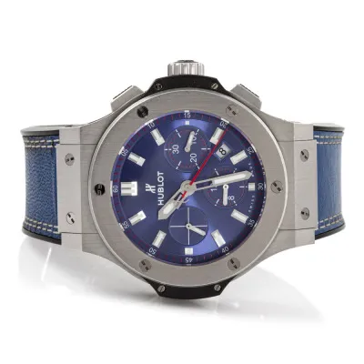 Hublot Big Bang 301.SX.7123.VR.FCJ15 44mm Titanium and Stainless steel Blue 5