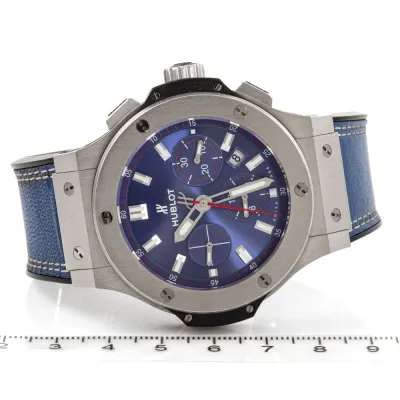 Hublot Big Bang 301.SX.7123.VR.FCJ15 44mm Titanium and Stainless steel Blue 6