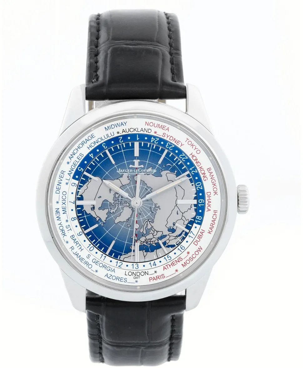 Jaeger-LeCoultre Geophysic Universal Time 8108420 41.5mm Stainless steel Blue