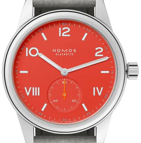 NOMOS Club Campus 716 36mm Stainless steel Red