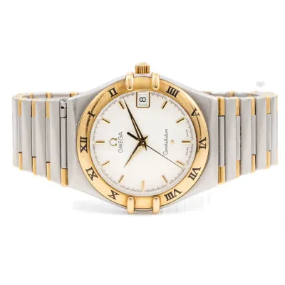 Omega Constellation Quartz 396.1201 34mm Yellow gold and Stainless steel White 1