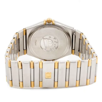 Omega Constellation Quartz 396.1201 34mm Yellow gold and Stainless steel White 4