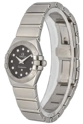 Omega Constellation 123.10.24.60.51.002 24mm Stainless steel Black 3