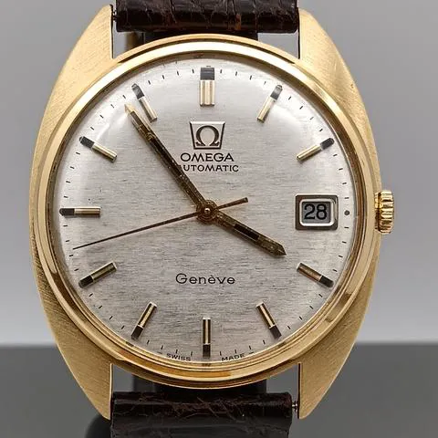 Omega Genève 166.041 34mm Yellow gold Silver