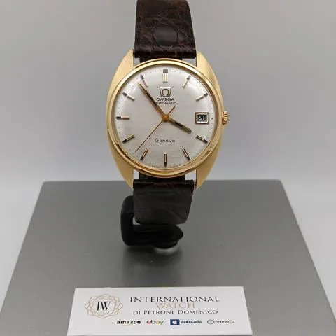 Omega Genève 166.041 34mm Yellow gold Silver 1