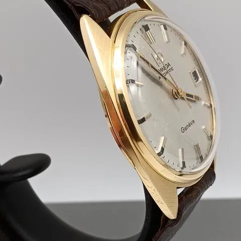 Omega Genève 166.041 34mm Yellow gold Silver 3