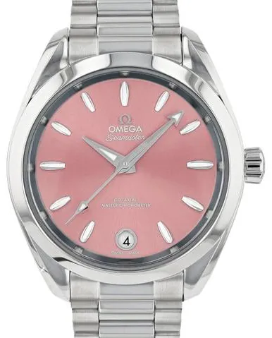 Omega Aqua Terra 220.10.34.20.10.003 34mm Stainless steel Pink