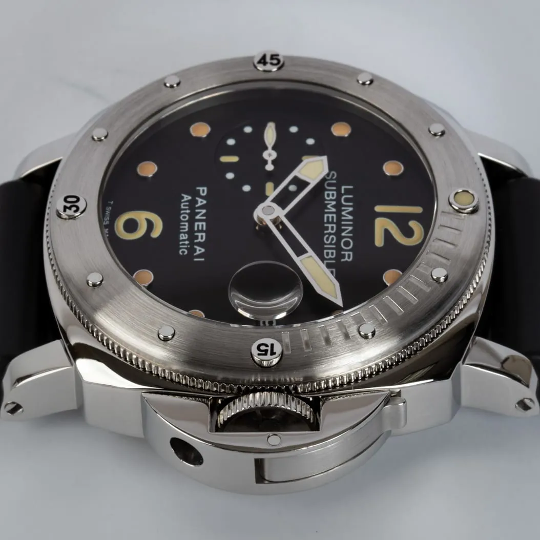 Panerai Submersible PAM 00024 44mm Stainless steel Black 1