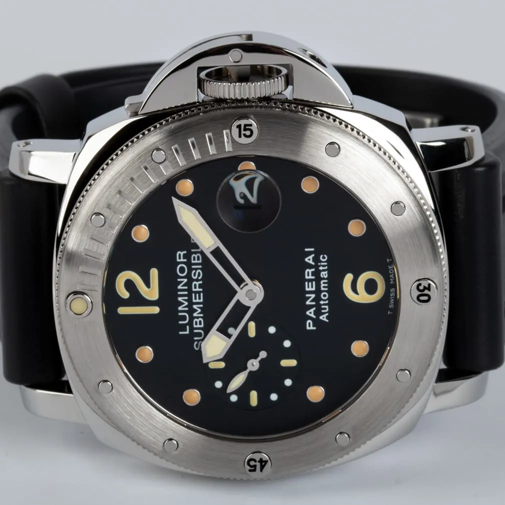 Panerai Submersible PAM 00024 44mm Stainless steel Black 5