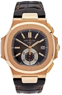 Patek Philippe Nautilus 5980R-001 Rose gold Brown