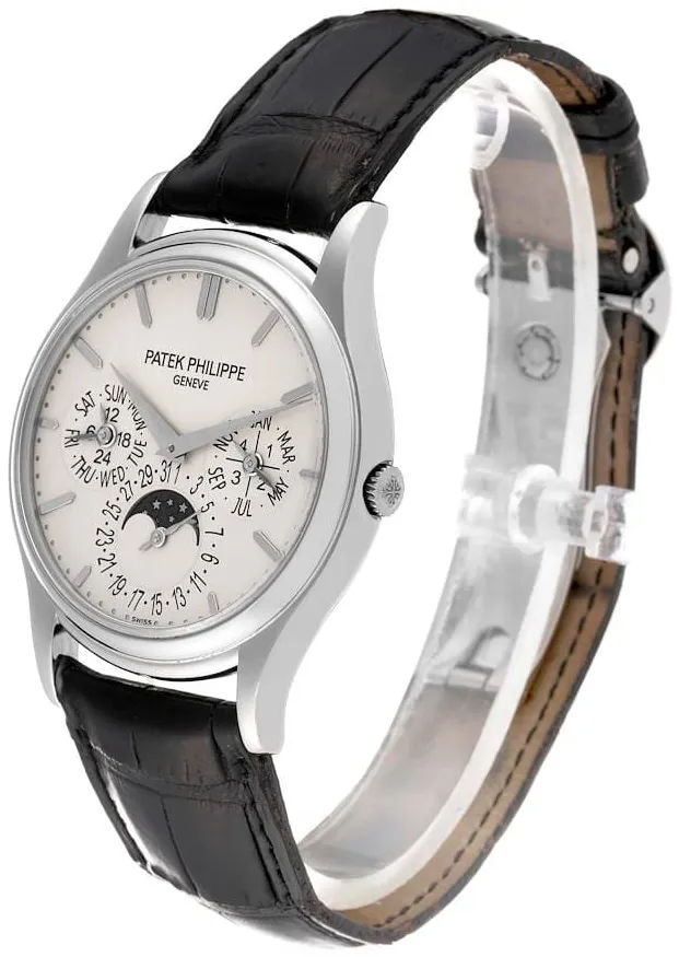 Patek Philippe Perpetual Calendar 5140G-001 37mm White gold Black 1