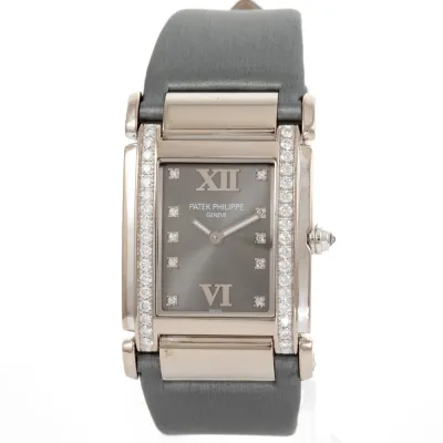 Patek Philippe Twenty~4 4920G-001 25mm White gold and Diamond Gray