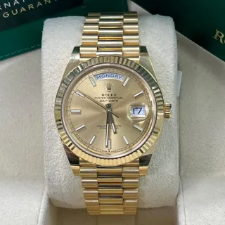 Rolex Day-Date 40 228238-0003 Yellow gold Champagne