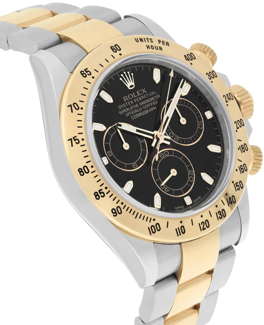 Rolex Daytona 116523-0039 40mm Yellow gold Black 2