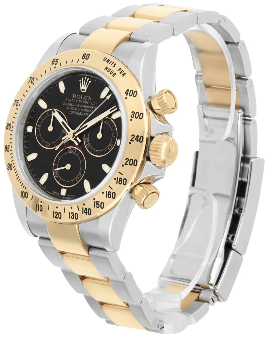 Rolex Daytona 116523-0039 40mm Yellow gold Black 4