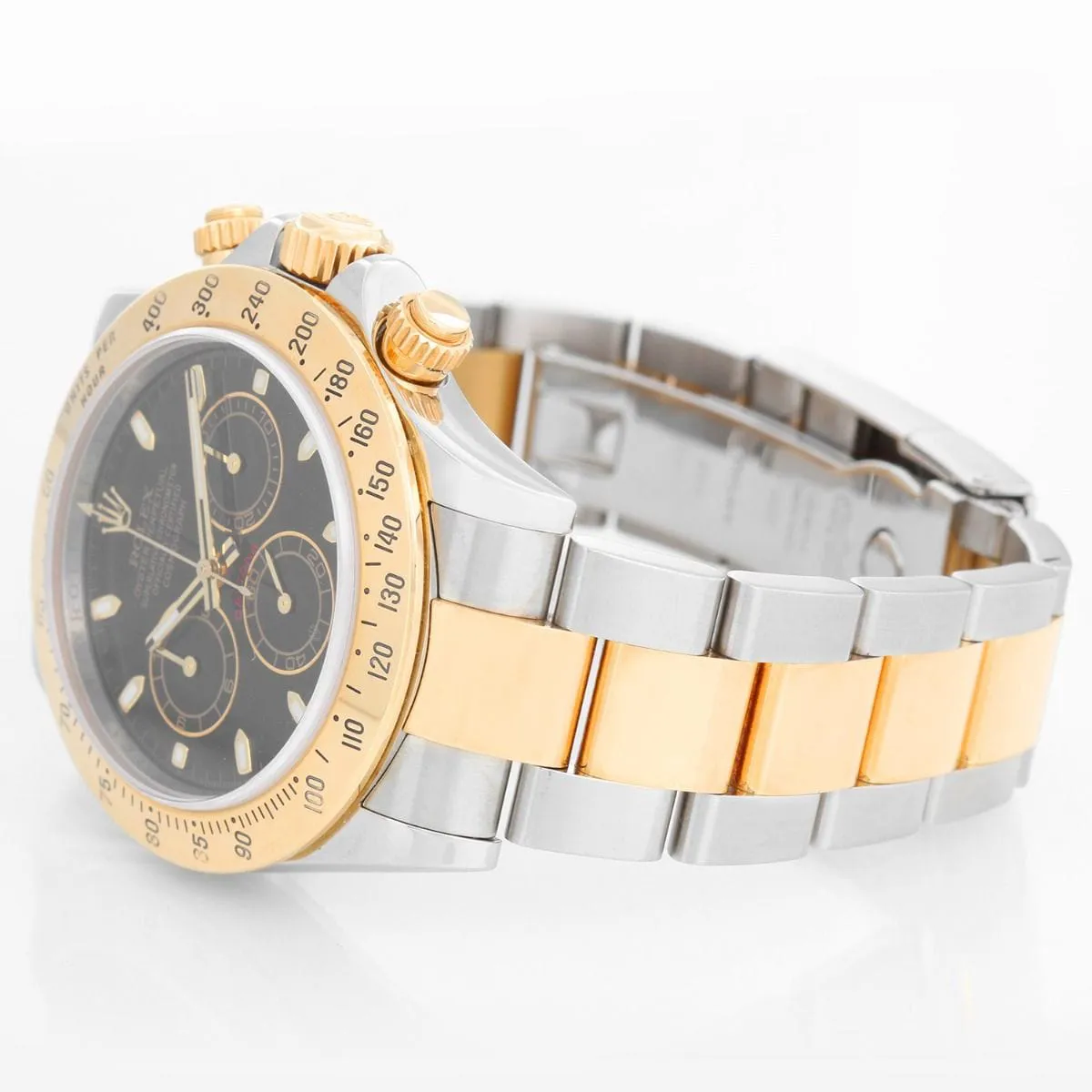 Rolex Daytona 116523-0039 40mm Yellow gold Black 2