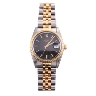 Rolex Oyster Perpetual Date 15053 Stainless steel Black