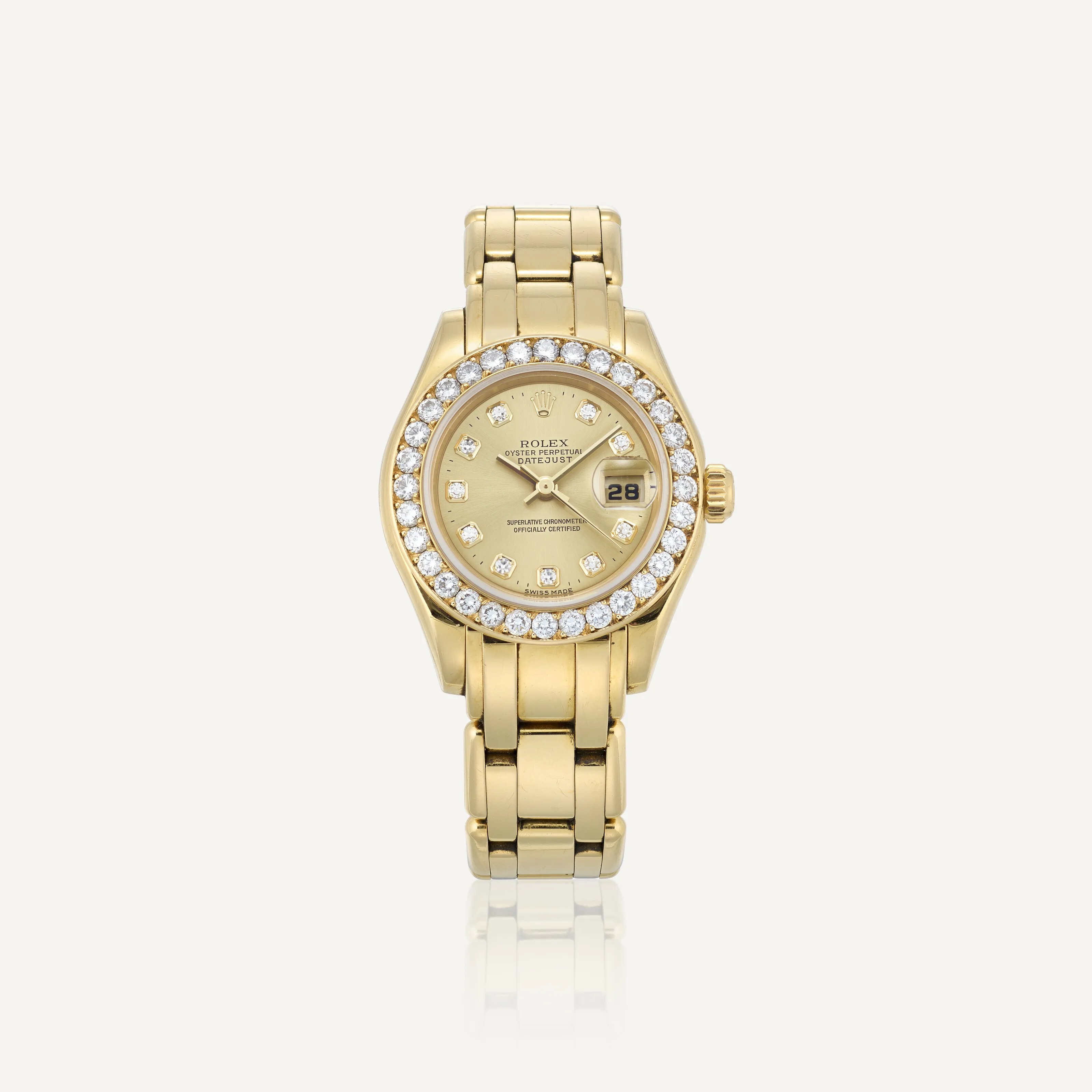 Rolex Pearlmaster 69298 29mm Yellow gold Gilt