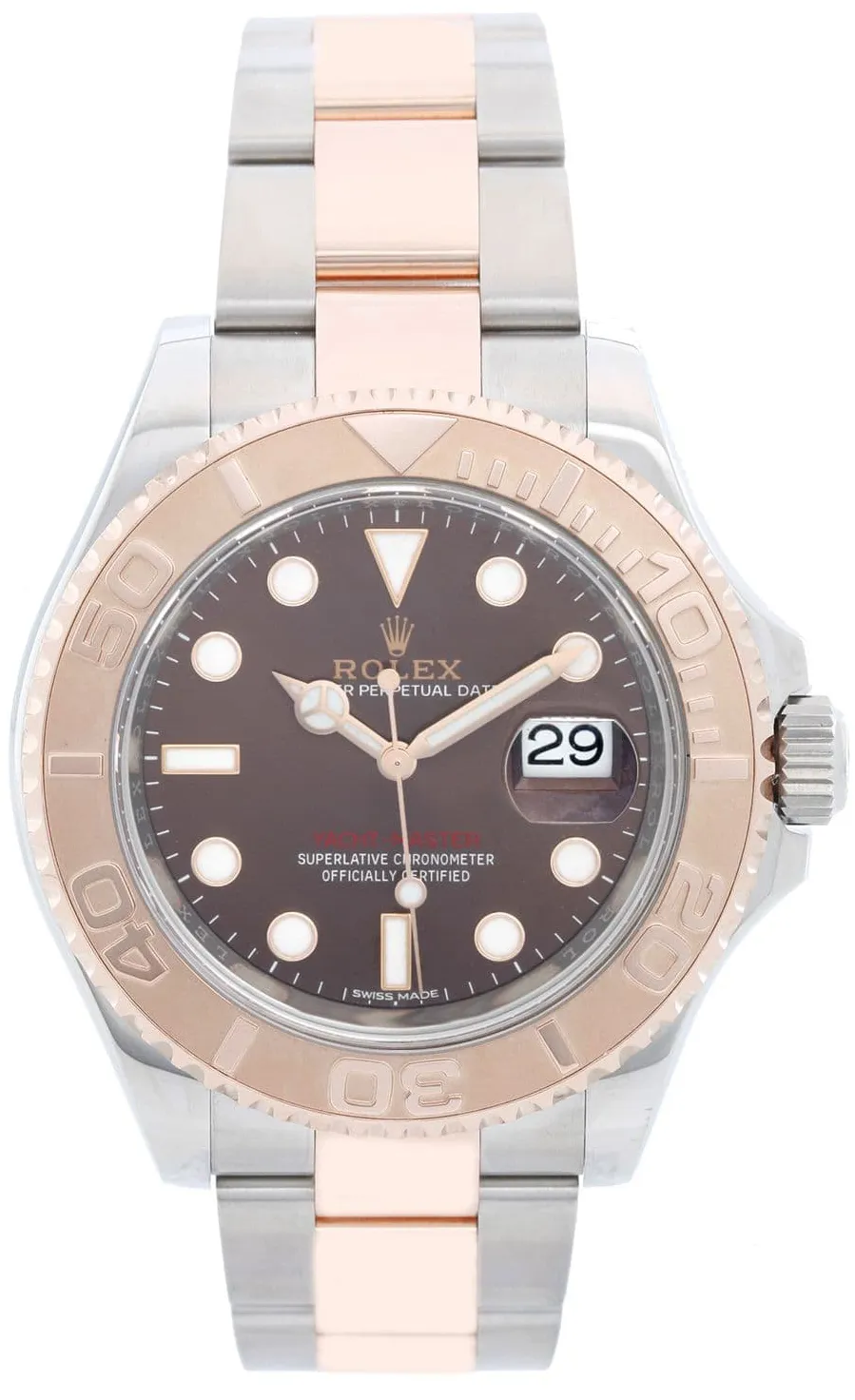 Rolex Yacht-Master 116621-0001 40mm Rose gold Brown