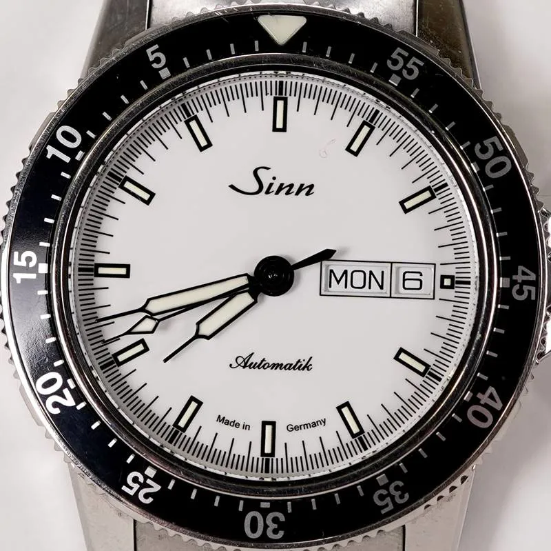 Sinn 104 41mm Stainless steel White 1