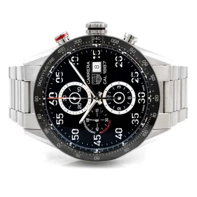 TAG Heuer Carrera CAR2A10-0 43mm Ceramic and Stainless steel Black 1