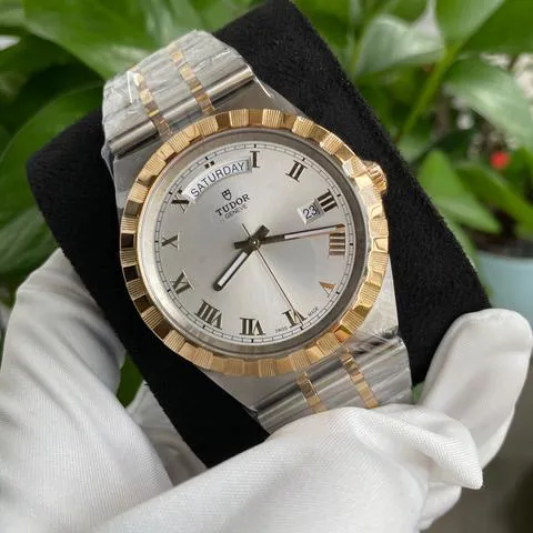 Tudor Royal M28603-0001 41mm Yellow gold and stainless steel Silver 3