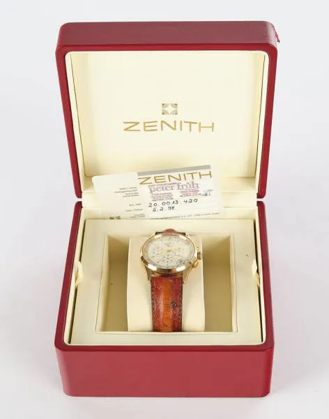 Zenith Prime 20.0010.420 nullmm Gold-plated steel White