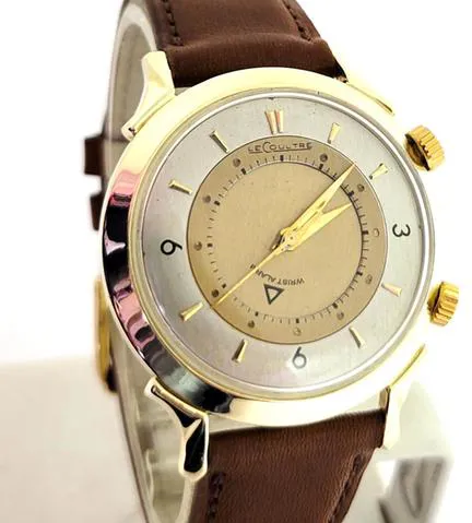 Jaeger-LeCoultre Memovox 35mm Yellow gold White