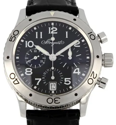 Breguet Type XX - XXI - XXII 3820 39mm Stainless steel Black