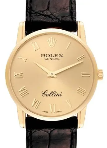 Rolex Cellini 5116 32mm White gold Champagne