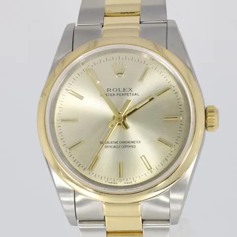Rolex Oyster Perpetual 34 14203 36mm Yellow gold and stainless steel