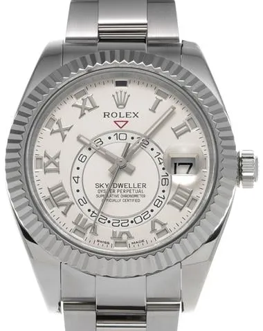 Rolex Sky-Dweller 326939 42mm White gold Silver