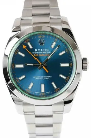 Rolex Oyster Perpetual 26 176210 40mm Stainless steel Blue