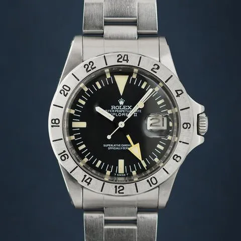 Rolex Explorer II 1655 40mm Stainless steel Black