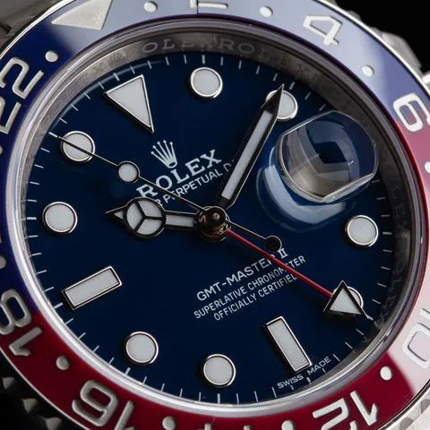 Rolex GMT-Master II 116719BLRO 40mm White gold Blue 2