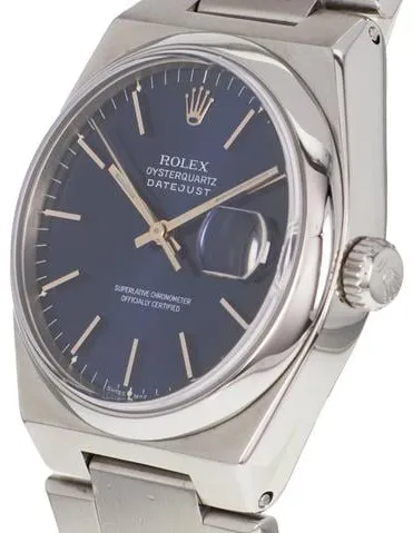 Rolex Datejust Oysterquartz 17000 36mm Stainless steel Blue 2