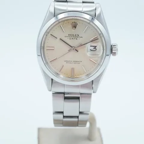 Rolex Oyster Perpetual Date 1500 34mm Stainless steel Silver