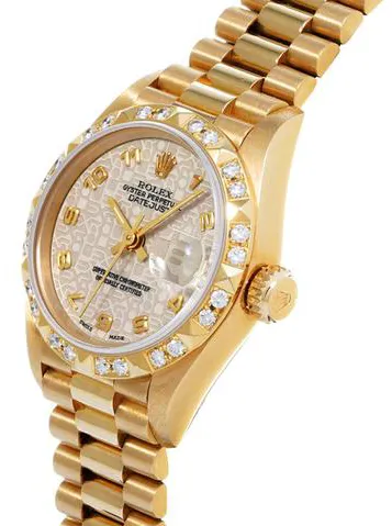 Rolex Datejust 69258G 26mm Yellow gold White 1