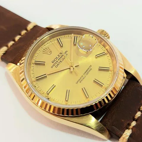 Rolex Datejust 36 16018 36mm Yellow gold Champagne 2