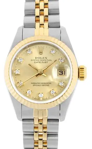 Rolex Datejust 69173G 26mm Yellow gold and Stainless steel Champagne