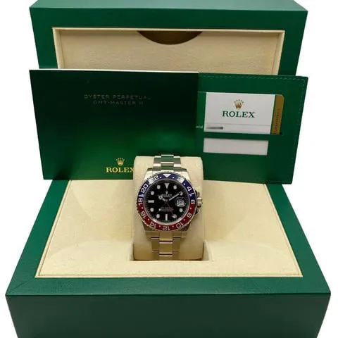 Rolex GMT-Master II 116719BLRO 40mm White gold Black