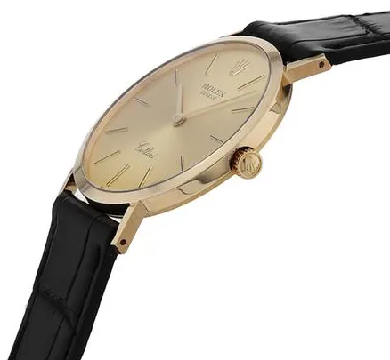 Rolex Cellini 4112/8 32mm Yellow gold Champagne 1